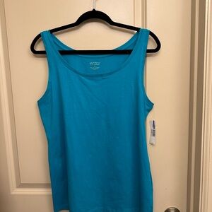 New directions turquoise tank